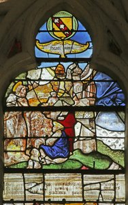 The Beatitudes，ÉgliseSainte-TanchedeLhuître，祝福是那些哀悼的人 作者 法语学校